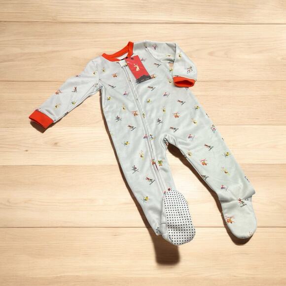 Jack + Sage Other - Jack and Sage One Piece Sleeper Baby Size 18mo Animal Shred All Over Print NWT